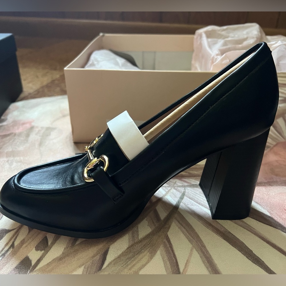 Women’s BCBGeneration Loafer Pumps, Black, Size 9